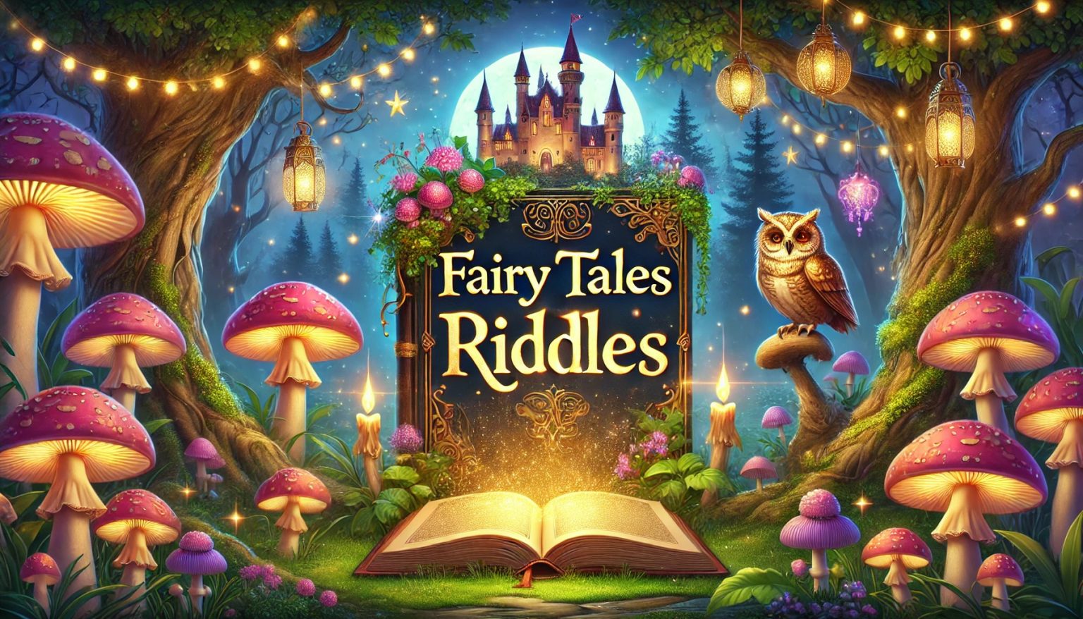 A banner image for Fairy Tales Riddles