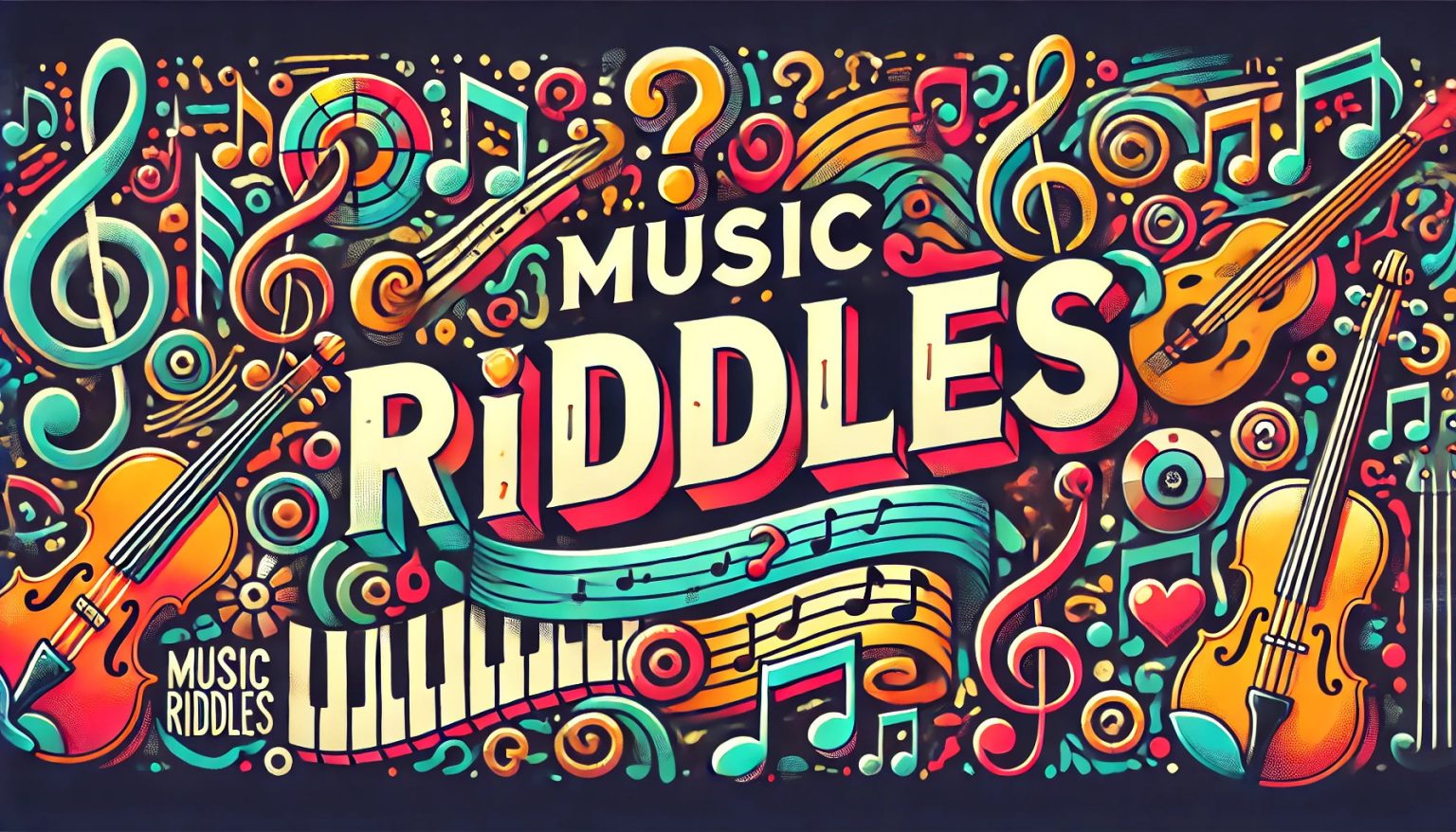 A photo about musics for music riddles