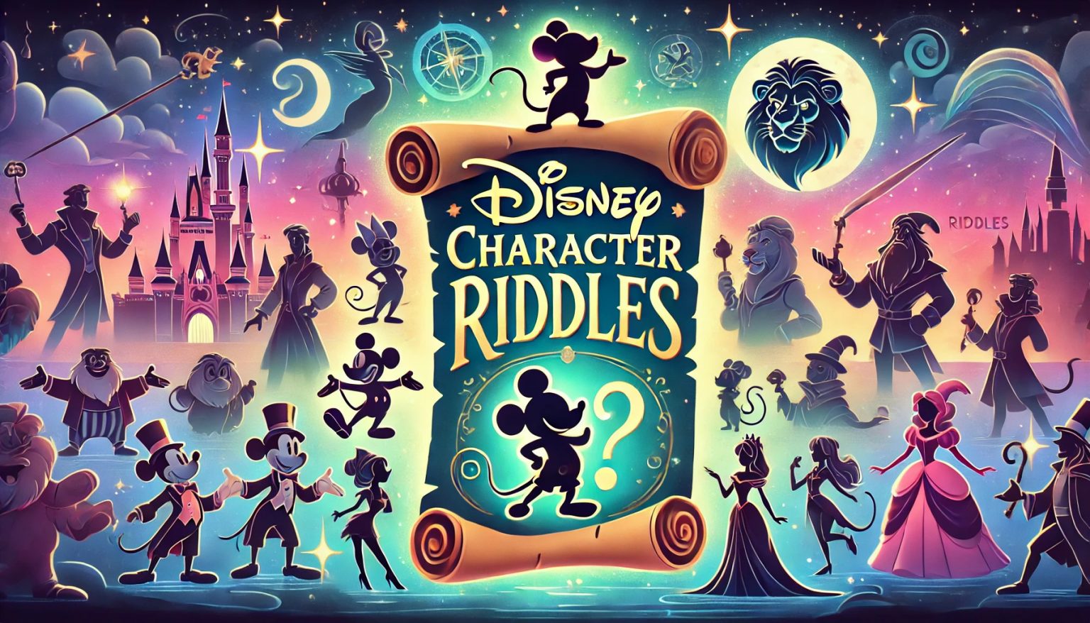 A banner photo for Disney Character Riddles