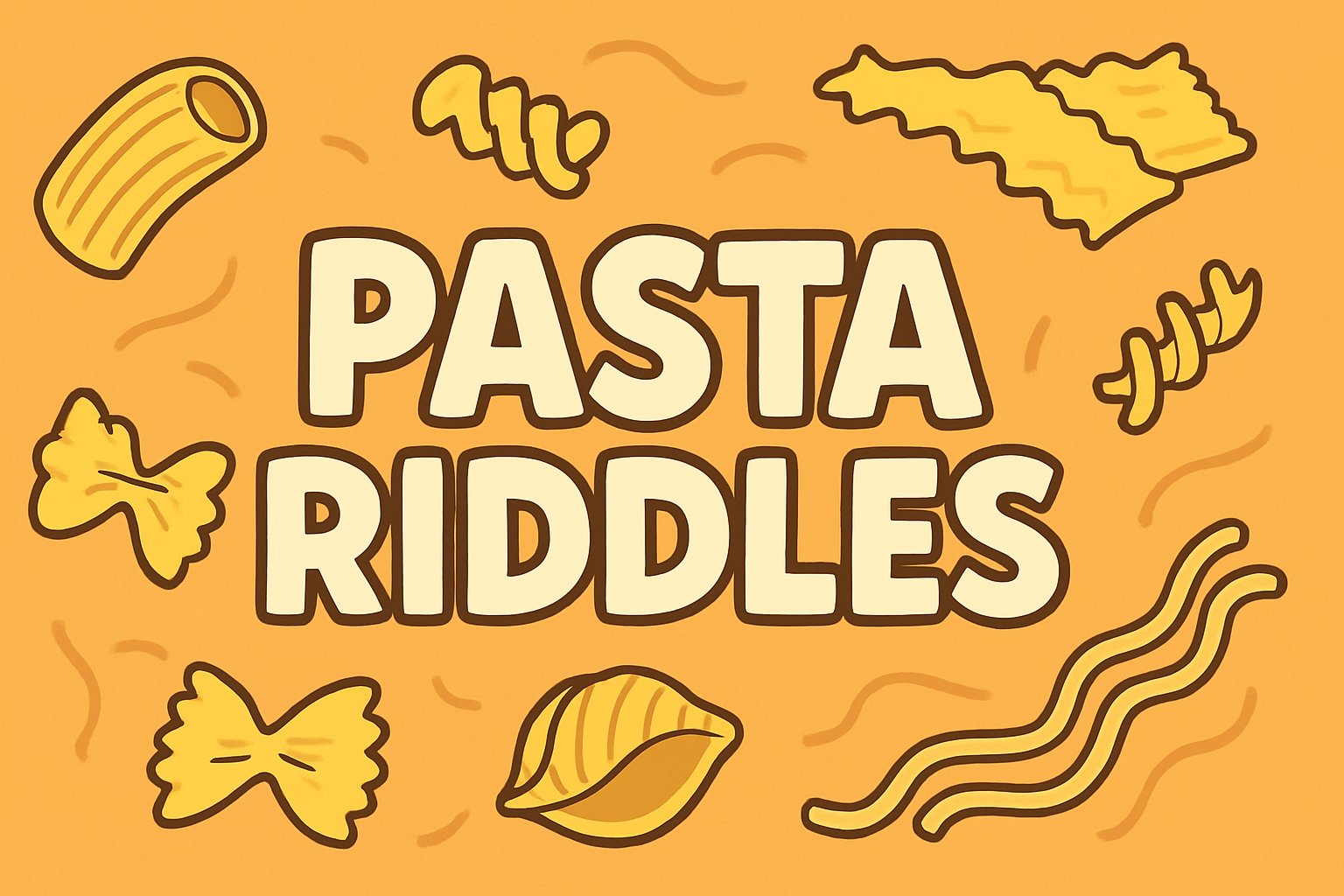 A banner image for riddlespot.com featuring Pasta Riddles