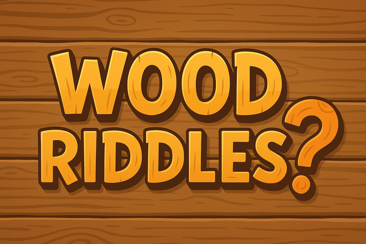 A banner image for riddlespot.com featuring Wood Riddles