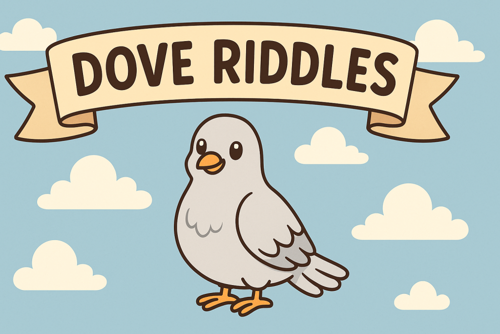 A banner image for riddlespot.com featuring Dove Riddles