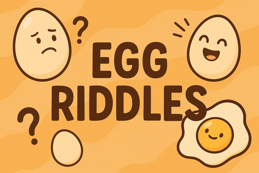A banner image for riddlespot.com featuring Mobile Egg Riddles Riddles